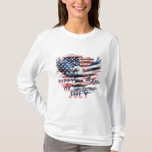 Flag und Adler der Vereinigten Staaten. Unabhängig T-Shirt