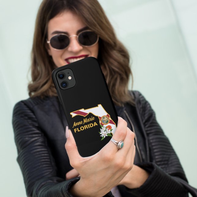 Flag und Blume Orange Blossom für benutzerdefinier Case-Mate iPhone Hülle (Von Creator hochgeladen)