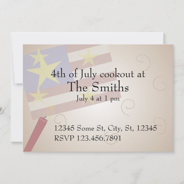 Flag- und Firecracker-Cookie (Vorderseite)