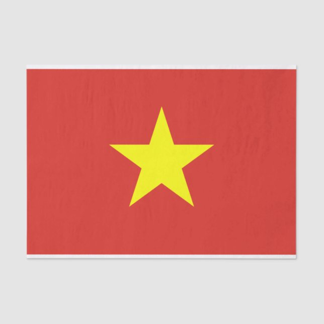 Flag Vietnam - Tissue Paper Seidenpapier (Vorderseite)