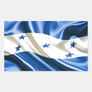 FLAG VON HONDURAS RECHTECKIGER AUFKLEBER