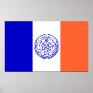 FLag von New York City Poster