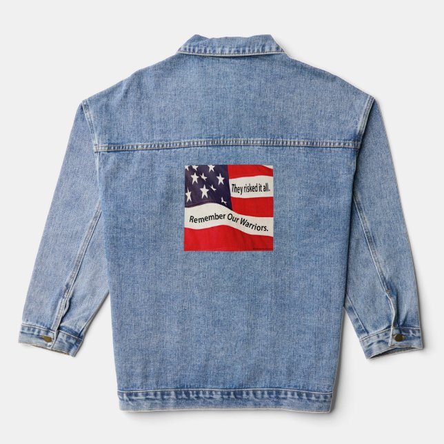 Flag Warriors Denim Jacket Jeansjacke (Rückseite)