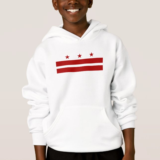 Flag Washington DC Hoodie (Vorderseite)