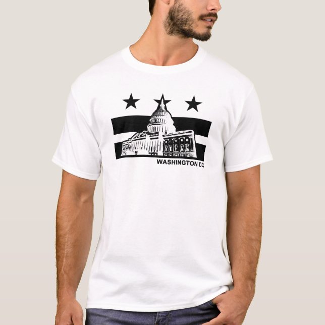 Flag Washington DC T-Shirt (Vorderseite)