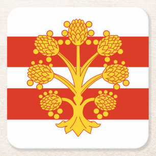 Flag Westmorland Square Paper Untersetzer