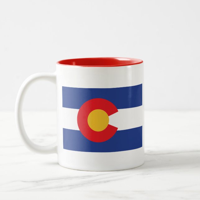 FLAG ZWEIFARBIGE TASSE (Links)