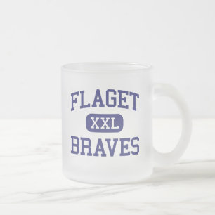 Flaget - Braves - hoch - Louisville Kentucky Mattglastasse