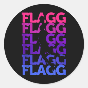 Flagg Basketball Inspirier Fan Sports Tank Top_2 Runder Aufkleber