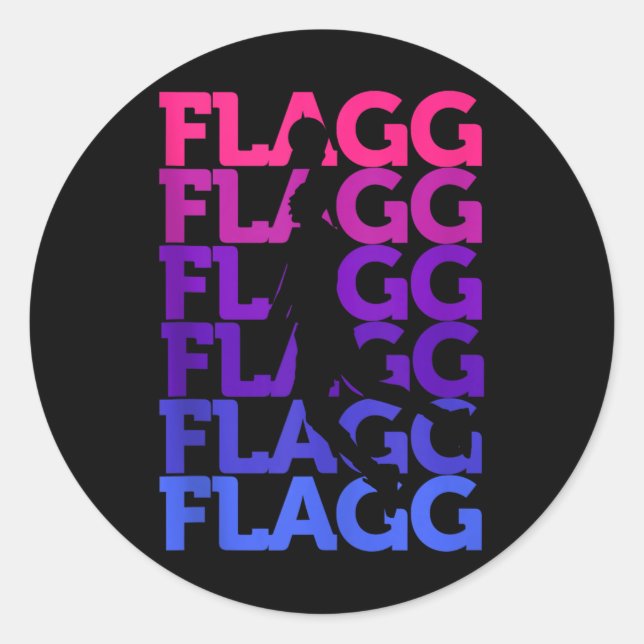 Flagg Basketball Inspirier Fan Sports Tank Top_2 Runder Aufkleber (Vorderseite)