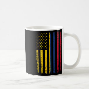 Flagge 4. Juli USA Kolumbianische Flagge  Kaffeetasse
