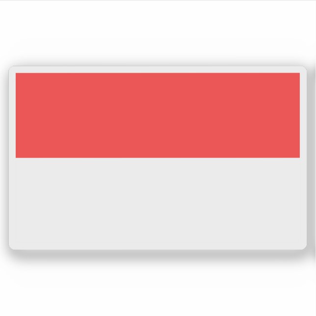 Flagge Aalen, Deutschland Aufkleber (Vorderseite)