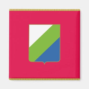 Flagge Abruzzen (Italien) Magnet