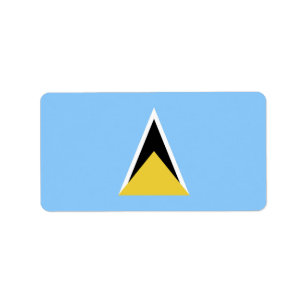 Flagge Adressaufkleber