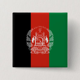 Flagge Afghanistans Button