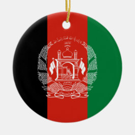 Flagge Afghanistans Keramik Ornament