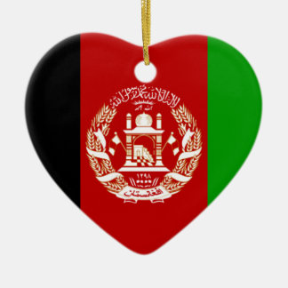 Flagge Afghanistans Keramikornament