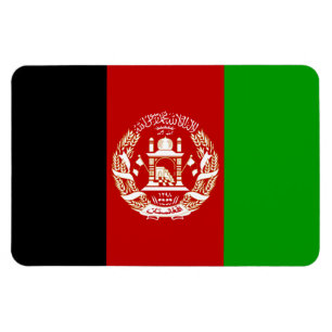 Flagge Afghanistans Magnet
