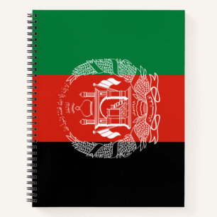 Flagge Afghanistans Notizbuch