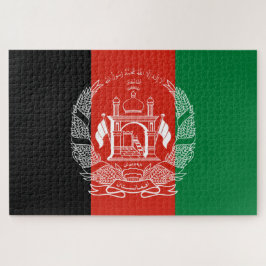 Flagge Afghanistans Puzzle