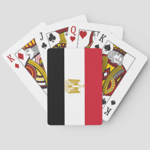 Flagge Ägyptens (Ägyptisch) Spielkarten