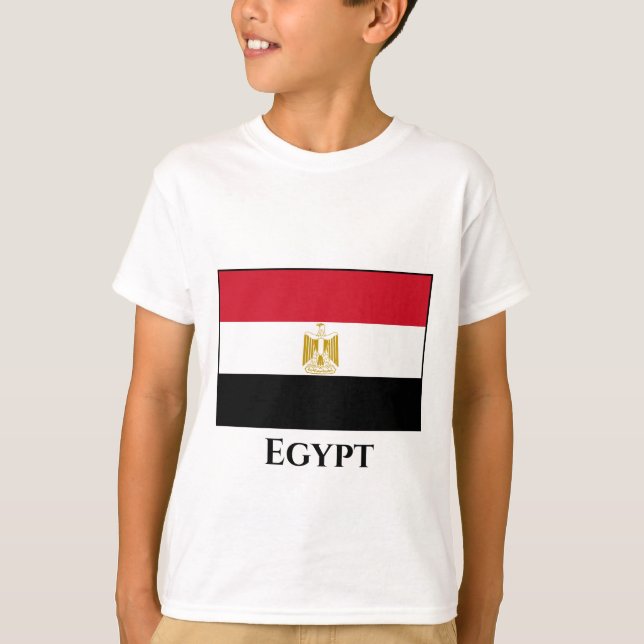 Flagge Ägyptens (Ägyptisch) T-Shirt (Vorderseite)