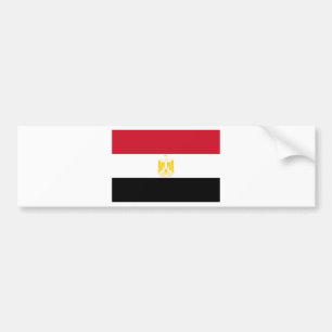 Flagge Ägyptens Autoaufkleber