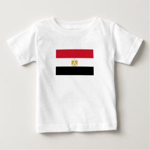 Flagge Ägyptens Baby T-shirt