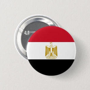 Flagge Ägyptens Button