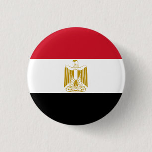 Flagge Ägyptens Button