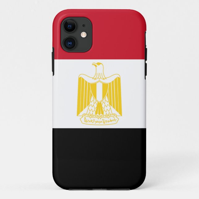 Flagge Ägyptens Case-Mate iPhone Hülle (Rückseite)