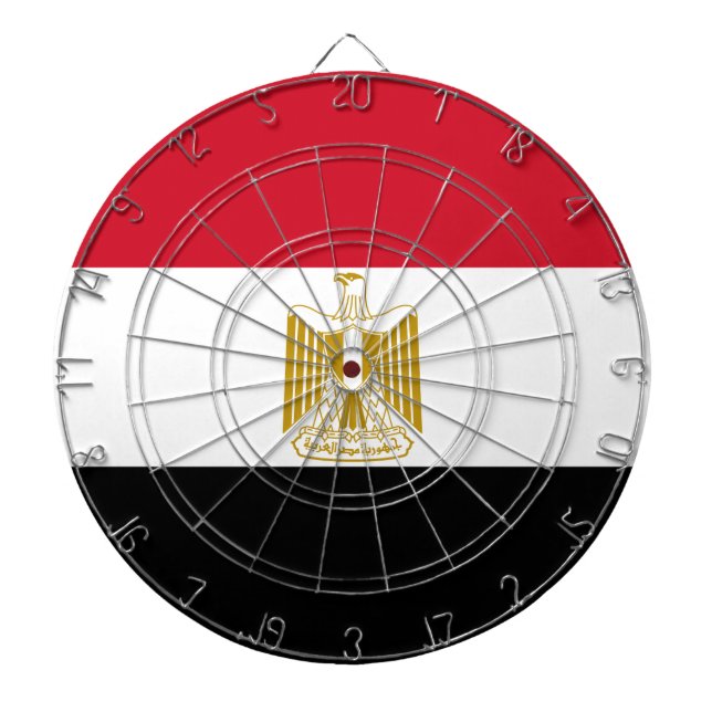 Flagge Ägyptens Dartscheibe (vorne)