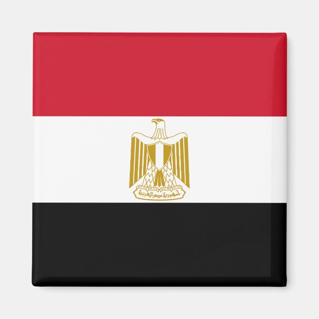 Flagge Ägyptens Magnet (Vorne)