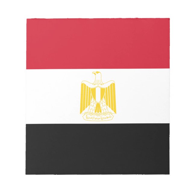 Flagge Ägyptens Notizblock (Vorderseite)