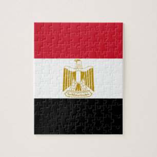 Flagge Ägyptens Puzzle