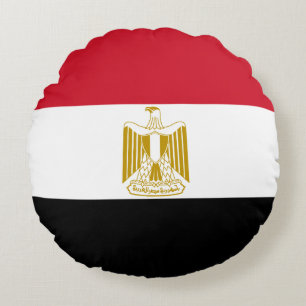 Flagge Ägyptens Rundes Kissen