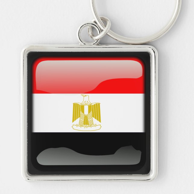 Flagge Ägyptens Schlüsselanhänger (Vorne)