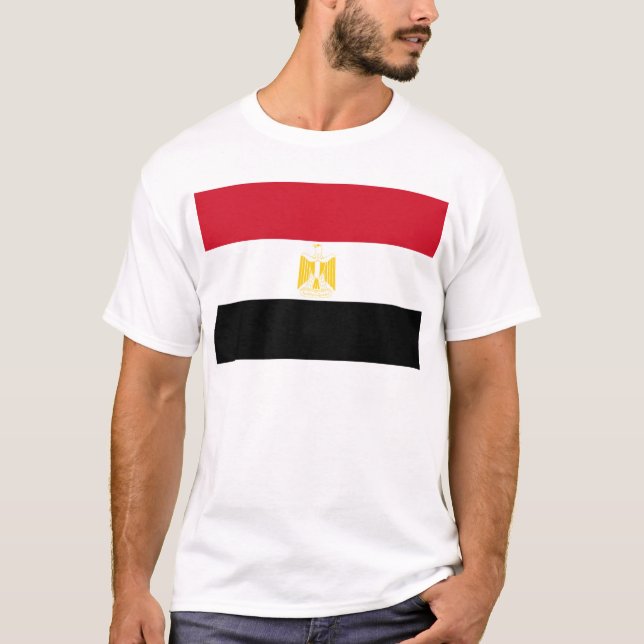 Flagge Ägyptens T-Shirt (Vorderseite)