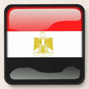 Flagge Ägyptens Untersetzer