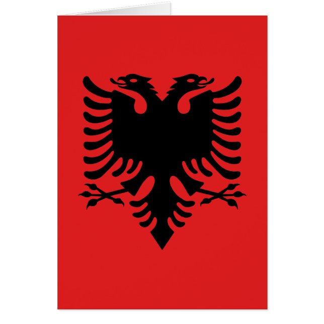 Flagge Albaniens (Vorne)