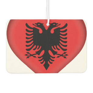 Flagge Albaniens (Albanisch) Autolufterfrischer