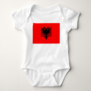 Flagge Albaniens Baby Strampler