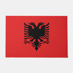 Flagge Albaniens Fußmatte