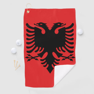 Flagge Albaniens Golfhandtuch