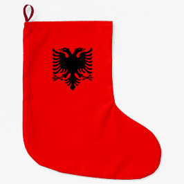 Flagge Albaniens Großer Weihnachtsstrumpf