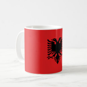 Flagge Albaniens Kaffeetasse