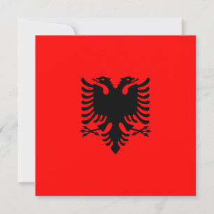 Flagge Albaniens Karte
