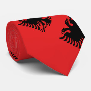 Flagge Albaniens Krawatte