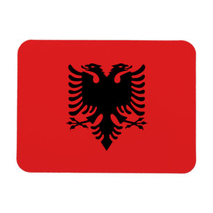 Flagge Albaniens Magnet