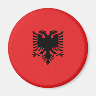 Flagge Albaniens Magnet